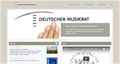 Desktop Screenshot of musikrat.de